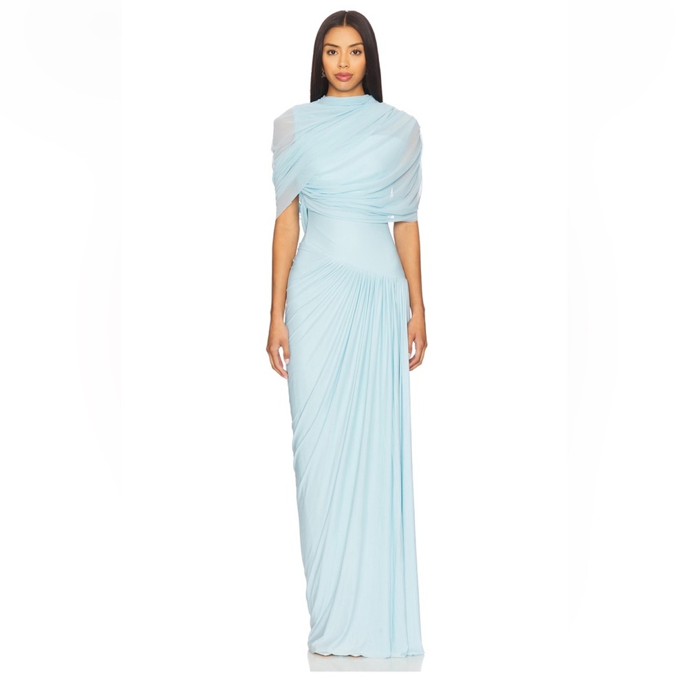 Jasmine dress in Blue Deme by Gabriella